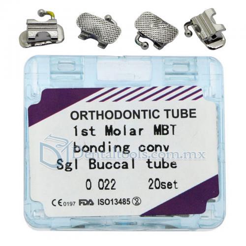80 Piezas / Caja Dental Ortodoncia Convertible Tubo Bucal Vinculación MBT 0.022 1er Molar