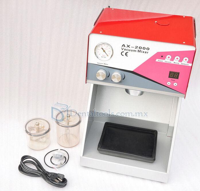 AX-2000C Mezclador de vacío de laboratorio dental con bomba incorporada