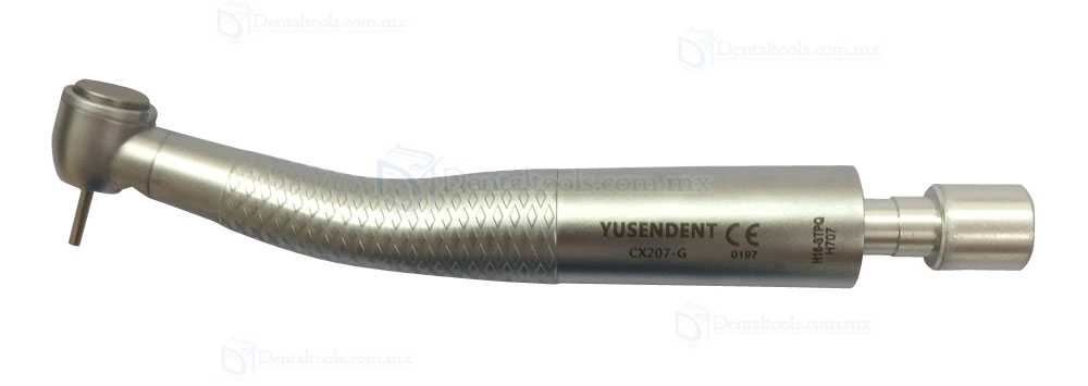 YUSENDENT® Torque Push Fibra Pieza de mano CX207-GS-TP de 6 agujeros Quick Conector