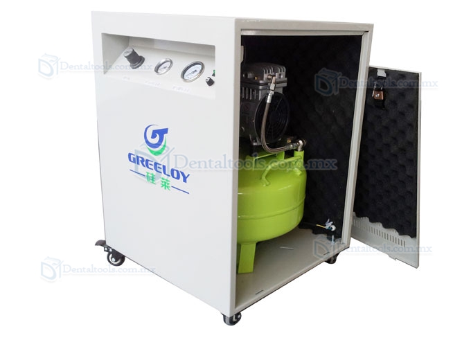 Greeloy® Compresor de aire GA-61X Con Silent Gabinete