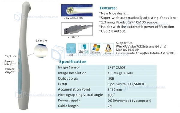 Magenta MD940U USB intra-oral cámara (cámaras USB dentales)