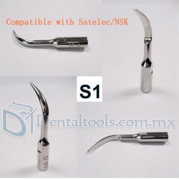 3Pcs Baola® Puntas Dentales Para Ultrasonido S1 Compatible Con Satelec/NSK