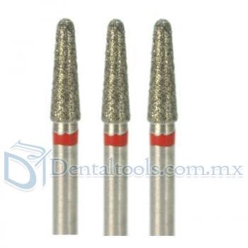 100 Pcs 1.6mm Fresas de diamante odontologia para perforación FG CR-11F