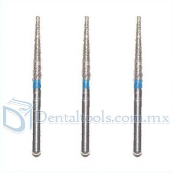100 Pcs 1.6mm Fresas de diamante odontologia para perforación FG TF-12