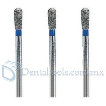 100 Pcs 1.6mm Fresas de diamante odontologia para perforación FG EX-21