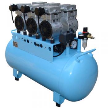 90L Compresor Dental sin Aceite Silencioso 450L / min 1-Conducir-6 Estable BD-203