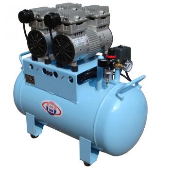 60L Compresor de Aire Dentales Silencioso sin aceite 300 L / min 1-Conducir-4 fiable BD-202