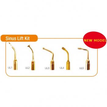 5Pcs Woodpecker® Puntas para Endodoncia Para Sinus Lifting EMS Compatible UL1 UL2 UL3 UL4 UL5