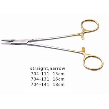 Los titulares 13CM / 16CM / 18CM de Dental aguja Recta Estrecha alicates Con TC