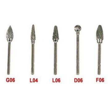 5PCS Tungsteno Carbide fresas para Micromotor
