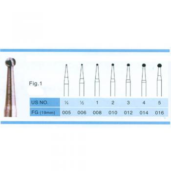 100PCS Carbide Burs FG 1.6mm