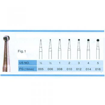 100PCS Carbide Burs FG 1.6mm