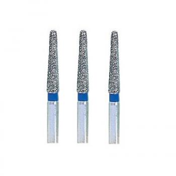100 Pcs 1.6mm Fresas Dentales para Diamante para Perforación FG TF-13C