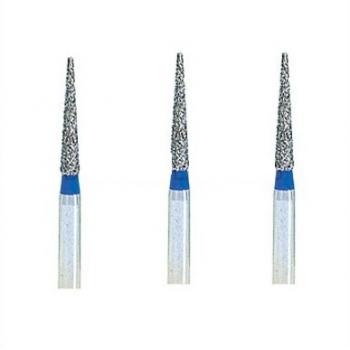 100 Pcs 1.6mm Fresas de diamante odontologia para perforación FG TC-S21
