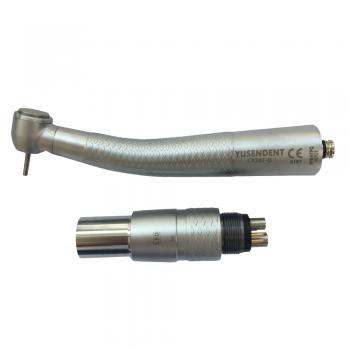 YUSENDENT® Torque Push Fibra Pieza de Mano CX207-GN-TP 6 agujeros +acoplamiento rápido