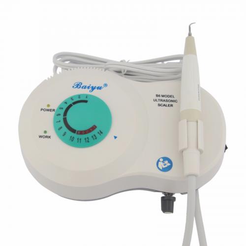 Baiyu B6 Dental Eléctrico Escalador Ultrasónico Pieza de Mano Limpiador de Dientes P1 Puntas EMS