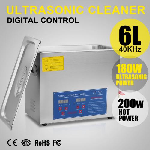 6L Estándar Limpiadora Ultrasónica Digital de Acero Inoxidable SUS304 JPS-30A