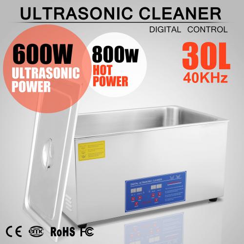 30L Gran Capacidad Máquina Limpiadora Ultrasónica de Acero Inoxidable SUS304 JPS-100A