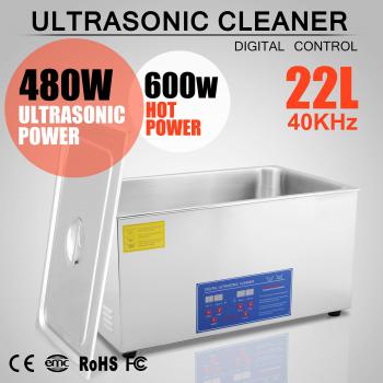 22L Gran Capacidad Máquina Limpiadora Ultrasónica de Acero Inoxidable SUS304 JPS-80A