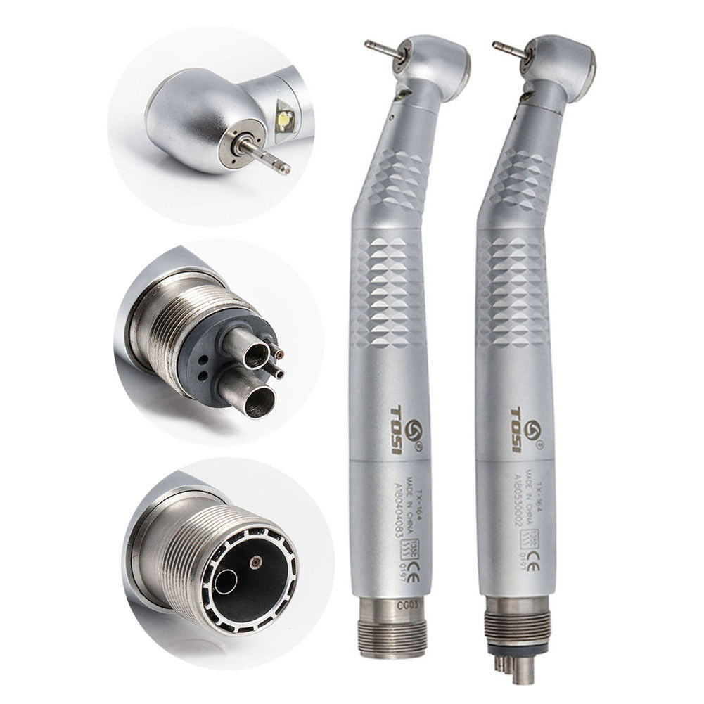 Joydental High-Speed Dental Handpiece – 45° Contra Angle, LED, 2/4 Hole, Pneumatic