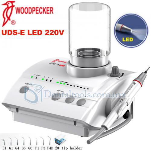 Woodpecker® UDS-E LED Fibra óptica LED Escareador Ultrasonico EMS Compatible