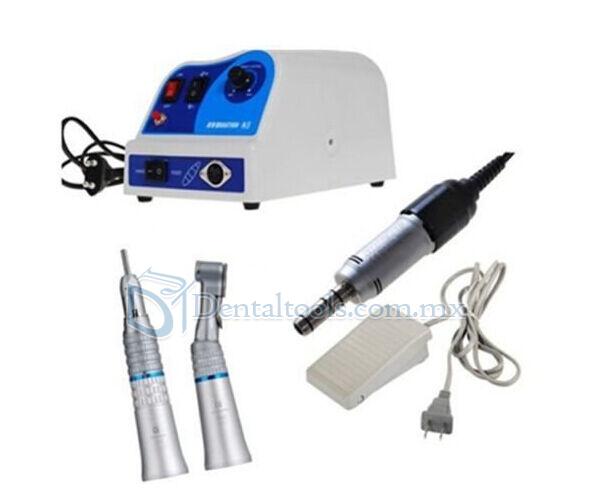 SHIYANG N8 Micromotor Dental S03 Pieza de Mano Contra Recta Aire Motor 35K RPM compatible con Marathon