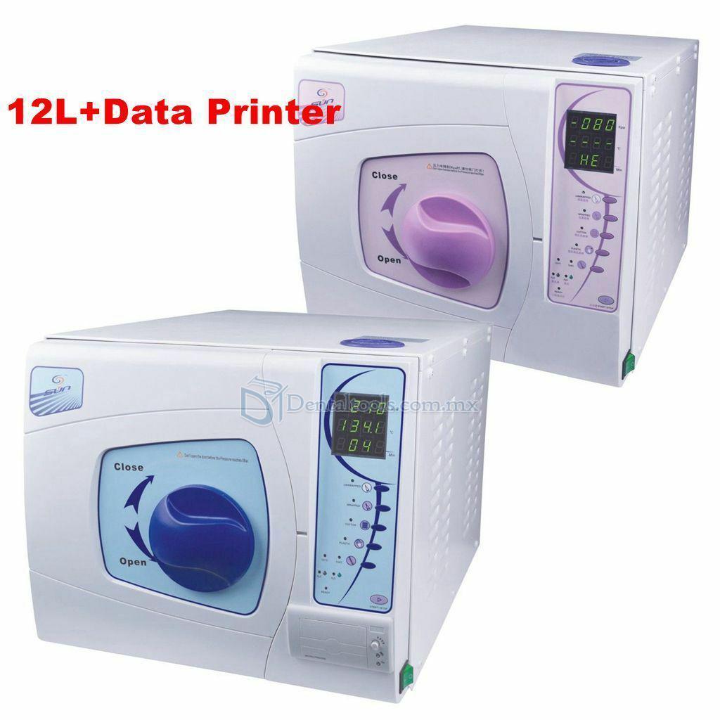 Sun® 12L Autoclave Esterilizador Vapor de Vacío Desinfección