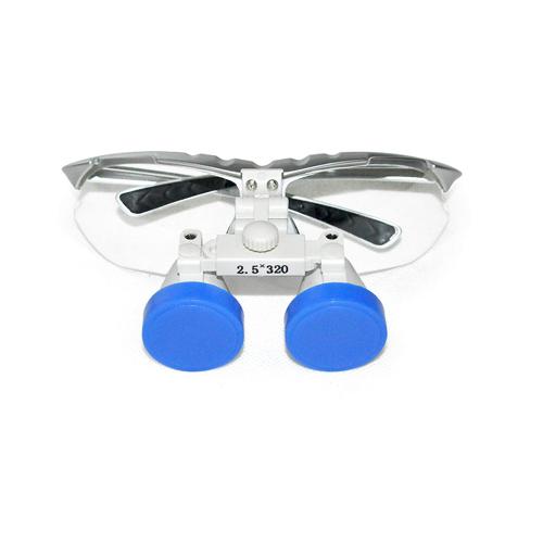 2.5×320MM Quirúrgico Dental Gafas Lupa Binoculare Médico