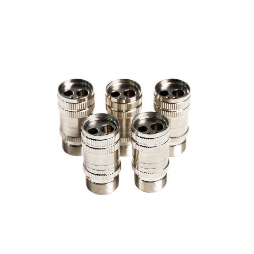 5Pcs Turbina Dental Conector del Adaptador de tubo Convertidor de 2 a 4 cambiadores