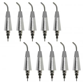 10Pcs boquilla puntas para pulidor de aire aeropulidor dental N4/N2