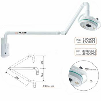 KWS 36W Montado en la Pared Luces quirúrgicos y examen Dental KD-202D-3B