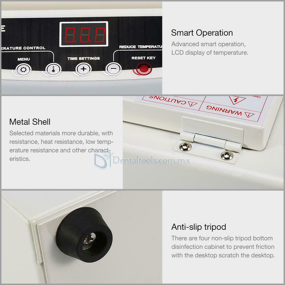 NOVA® Esterilizador de Calor Seco Crae Dental Médico con Control de Pantalla Digital KH-360B