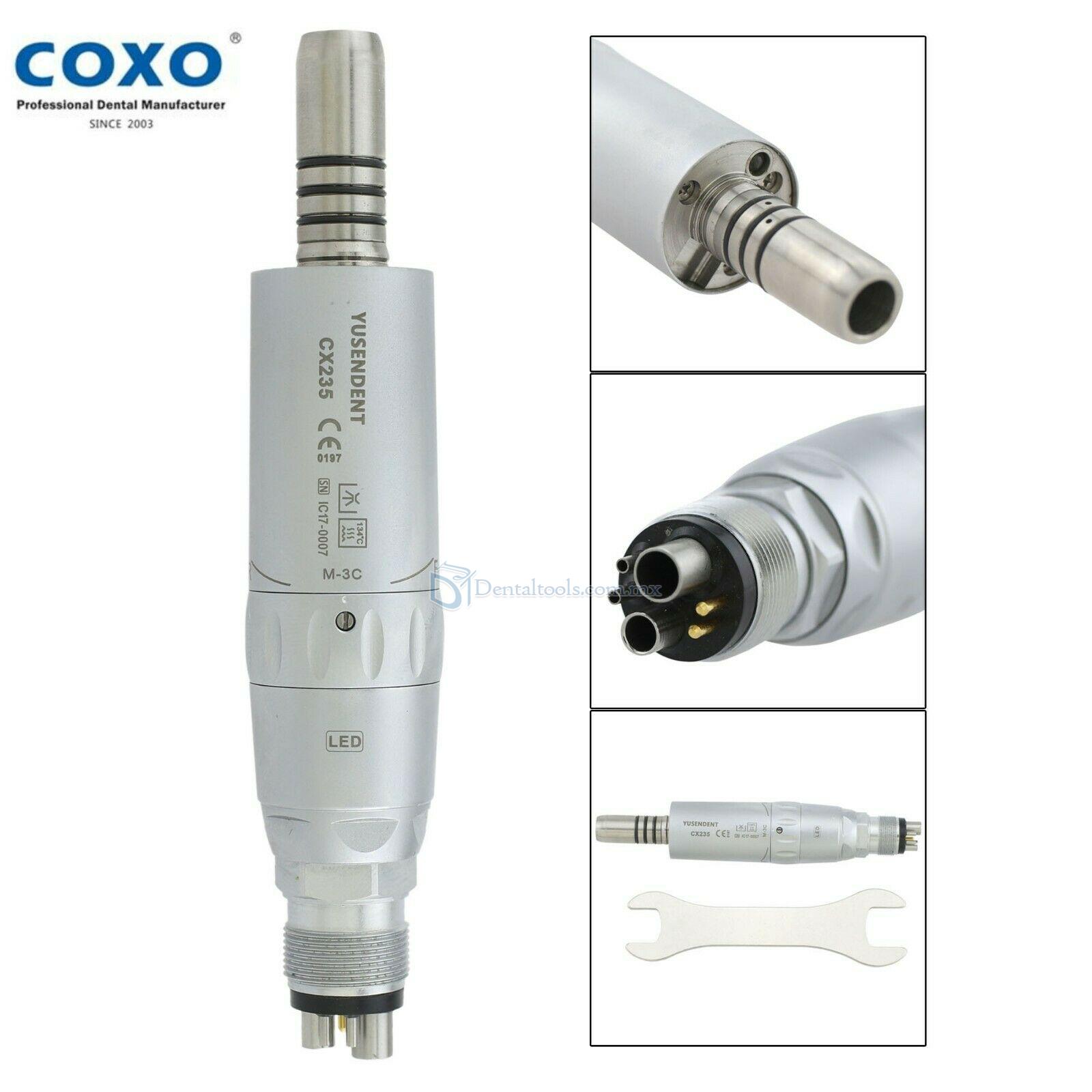 YUSENDENT COXO CX235-3C Aire Motor Pieza de Mano  LED Fibra óptica Compatible NSK X25L X65L