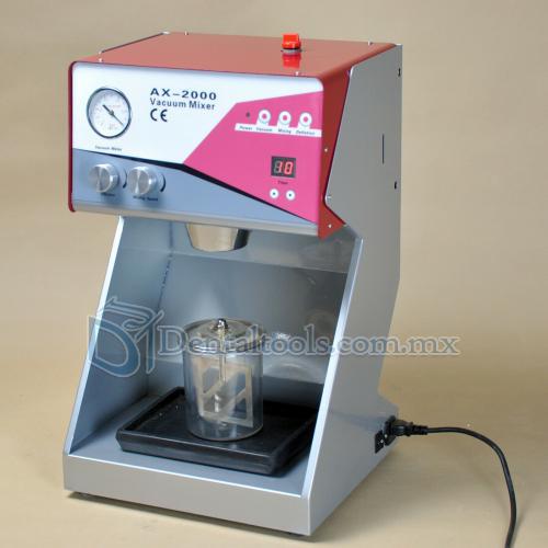Mezclador de vacío dental AX-2000C + con bomba incorporada para mezcla de yesos