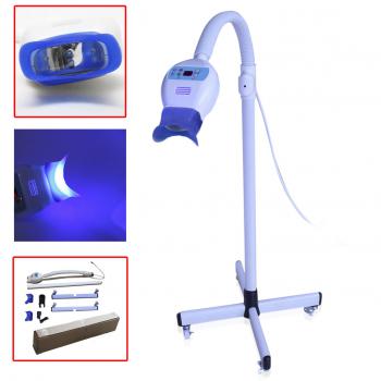 Lámpara de blanqueamiento dental móvile con ruedas para salón de belleza y clínica dental