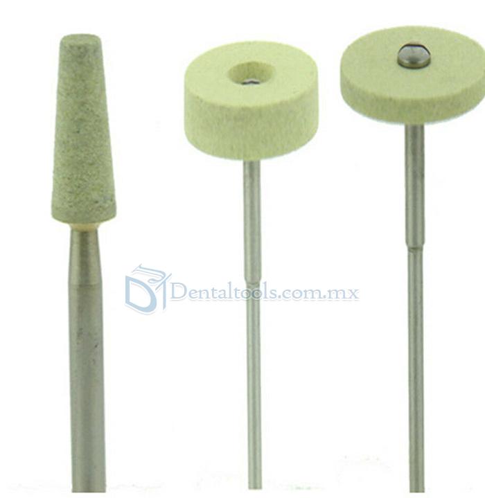 5 PCS Amoladora de diamante dental para pulidor dental de zirconio y cerámica