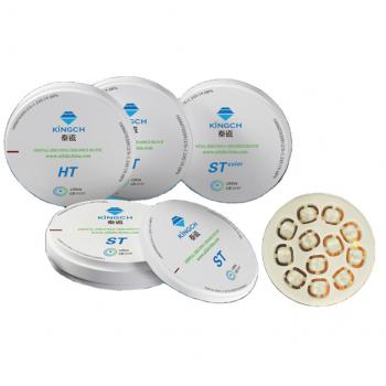 98mm HT / ST Zirconia dental en blanco para sistema de apertura consumibles dentales