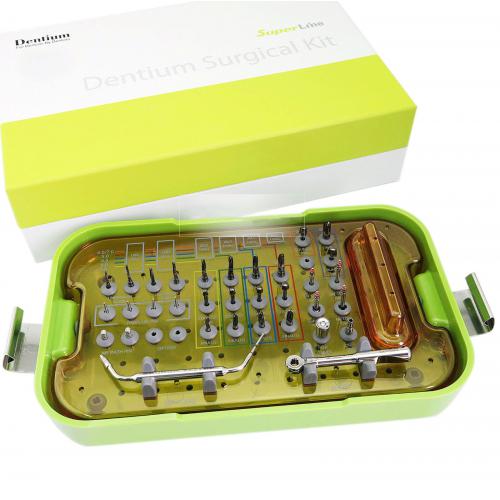 Dentium UXIF SuperLine Kit de instrumentos de cirugía de implantes dentales