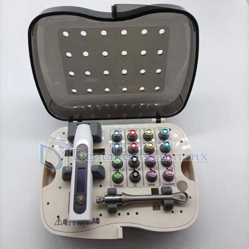 Kit de llave dinamométrica para implante Universal dental eléctrico con destornillador de 16 Uds