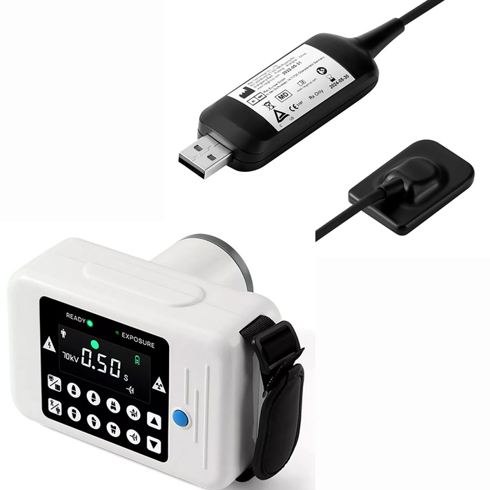 Sistema de cámara de rayos X dental portátil y kit de sensor RVG