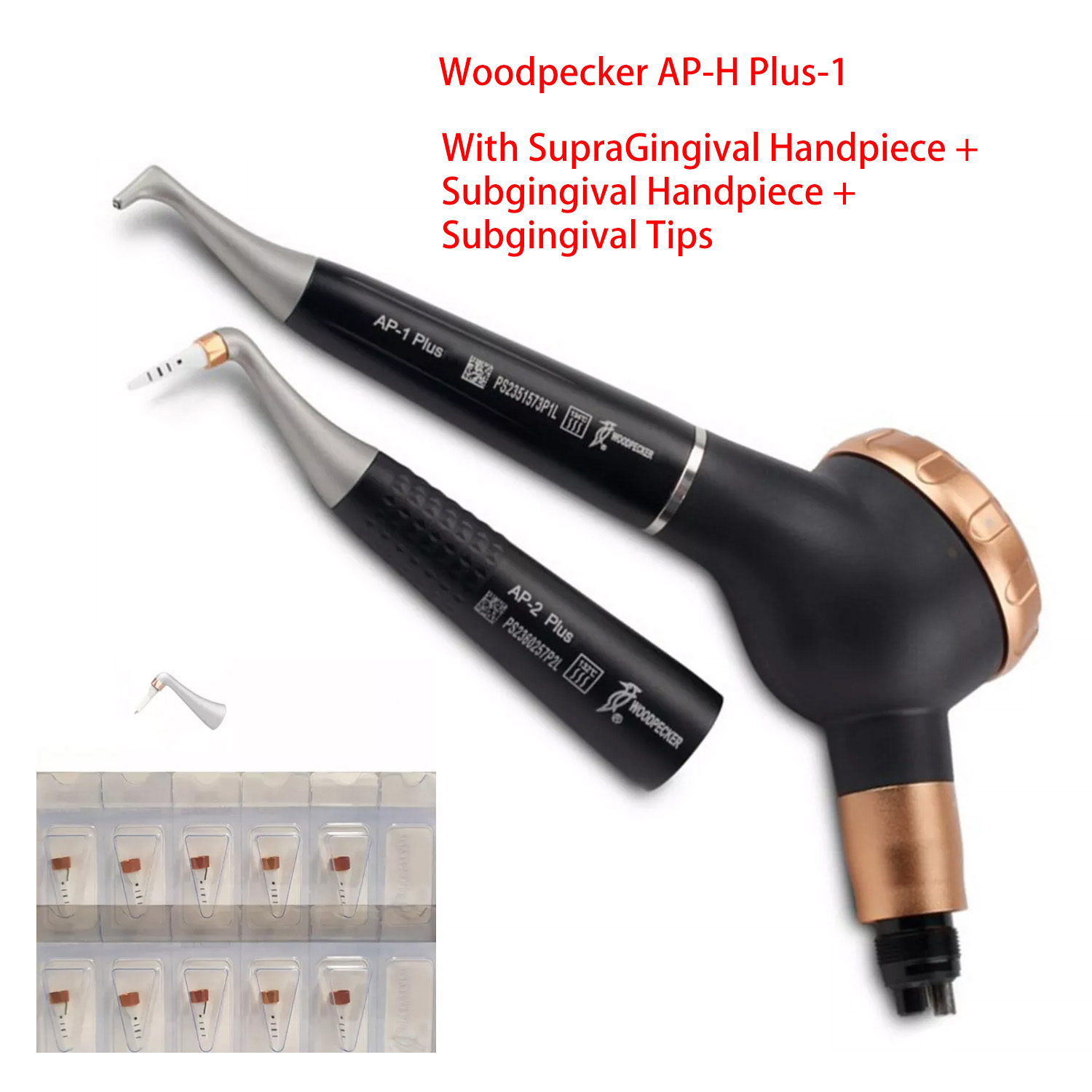 Woodpecker AP-H Plus Aeropulidor Dental Supragingival / Subgingival