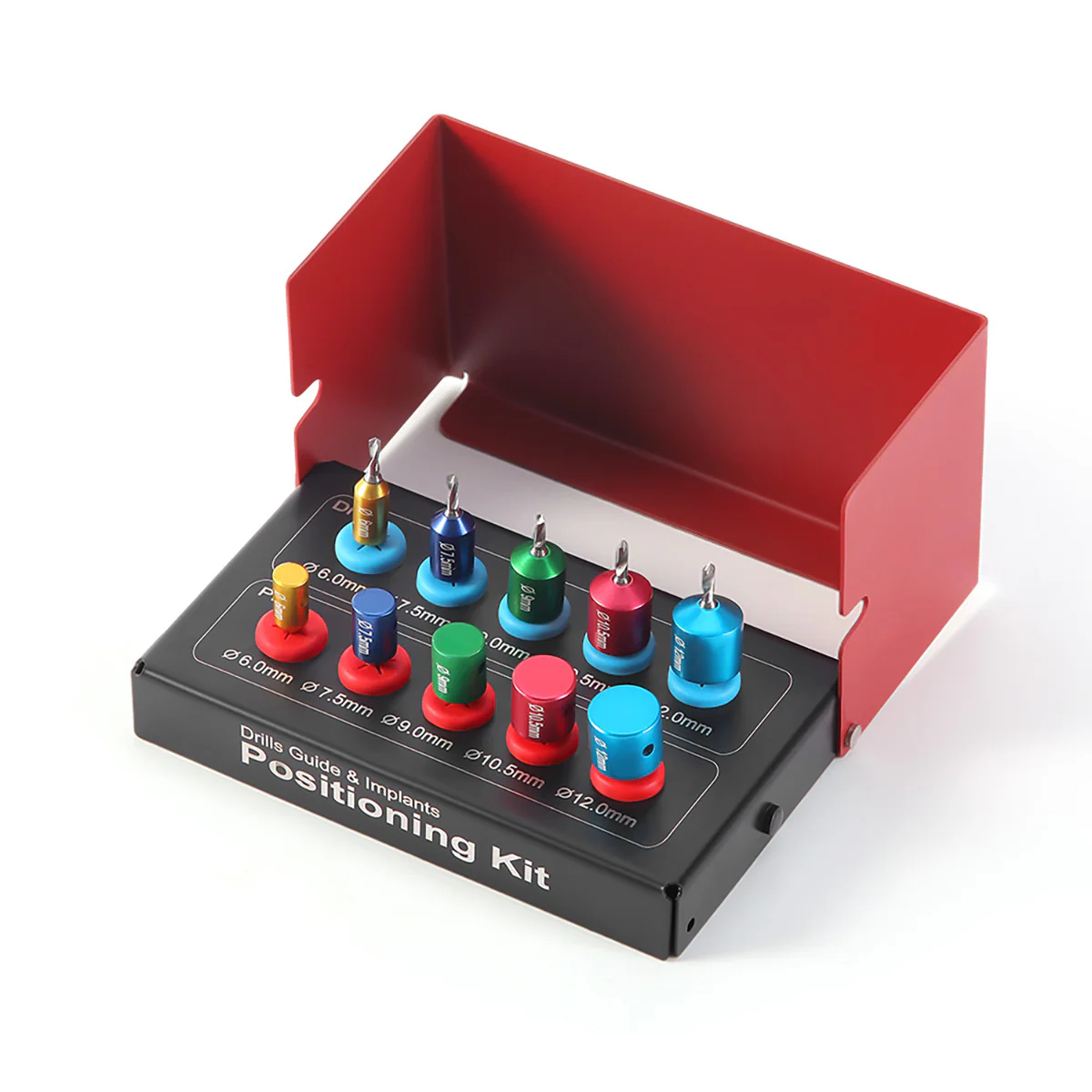 Kit de Instrumentos para Implantes Dentales Guía de Perforación y Posicionamiento