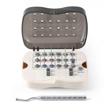 Kit Universal para Extracción de Tornillos Rotos en Implantes Dentales Set de Extractores
