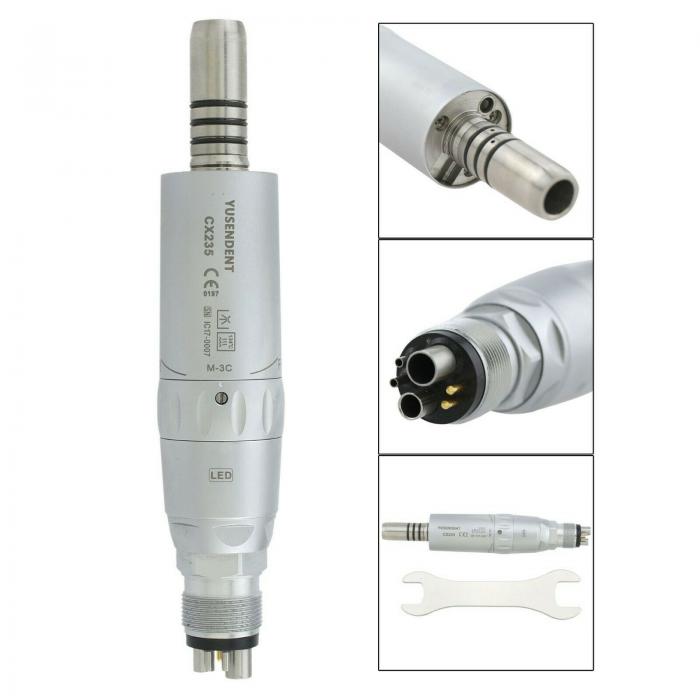 YUSENDENT COXO CX235-3C Aire Motor Pieza de Mano LED Fibra óptica Compatible NSK X25L X65L