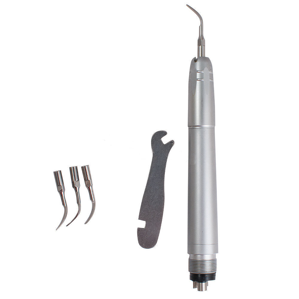 LY Escariador sónico neumático para periodoncia de 4 orificios con 3 puntas