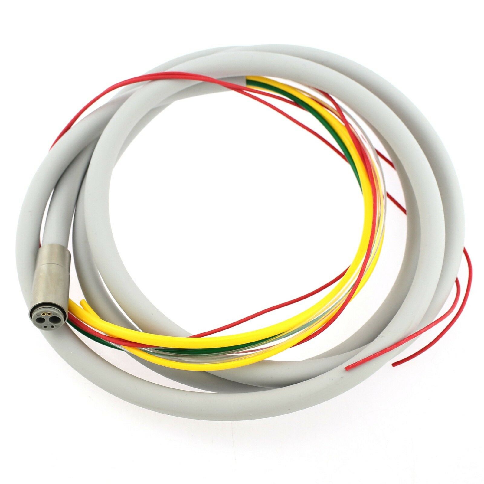 Manguera de 6 orificios y 6 pines para piezas de mano con fibra óptica