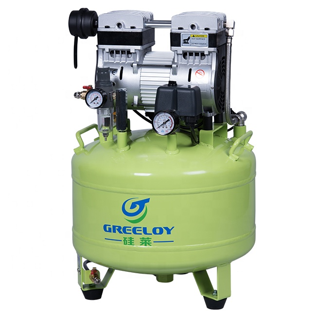 Greeloy GA-81X Compresor de aire dental sin aceite con gabinete