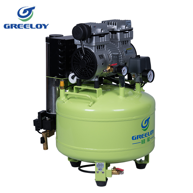 Greeloy GA-81Y Compresor de aire dental sin aceite con secador