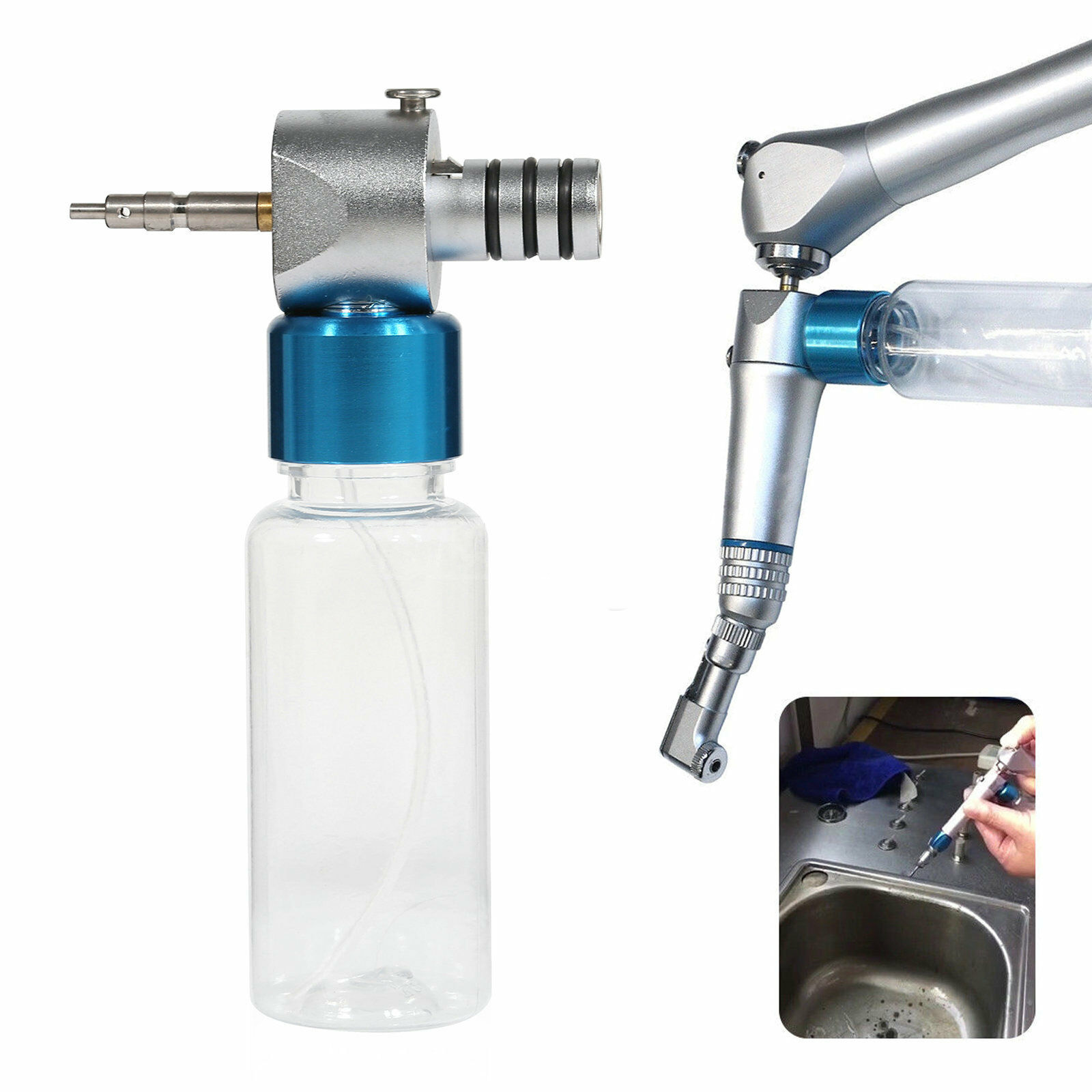 Dispositivo de Limpieza y Lubricación para Piezas de Mano Dentales de Baja Velocidad