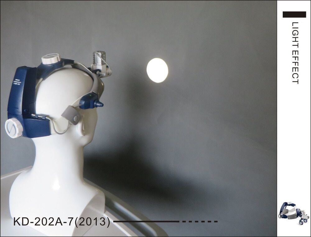 KD-202A-7 Lámpara frontal quirúrgica dental LED de 5W con diadema